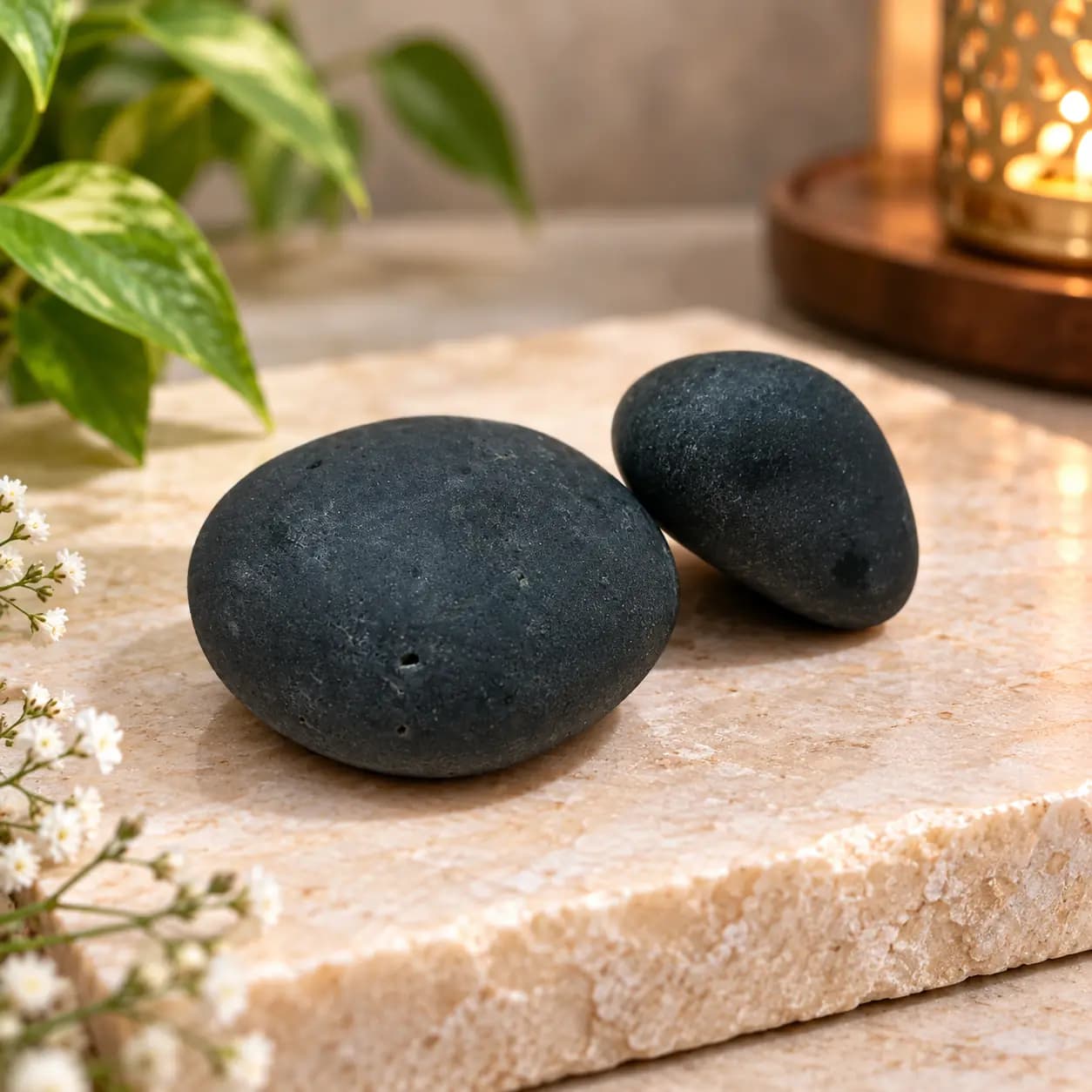 Shaligram Shila (Detail Pair)