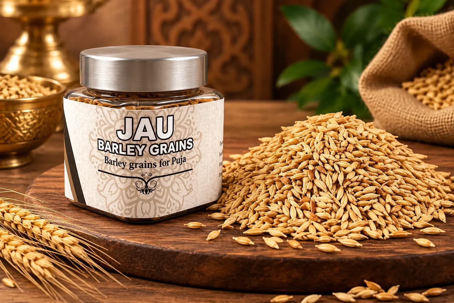 Jau (Barley Grains) for Puja
