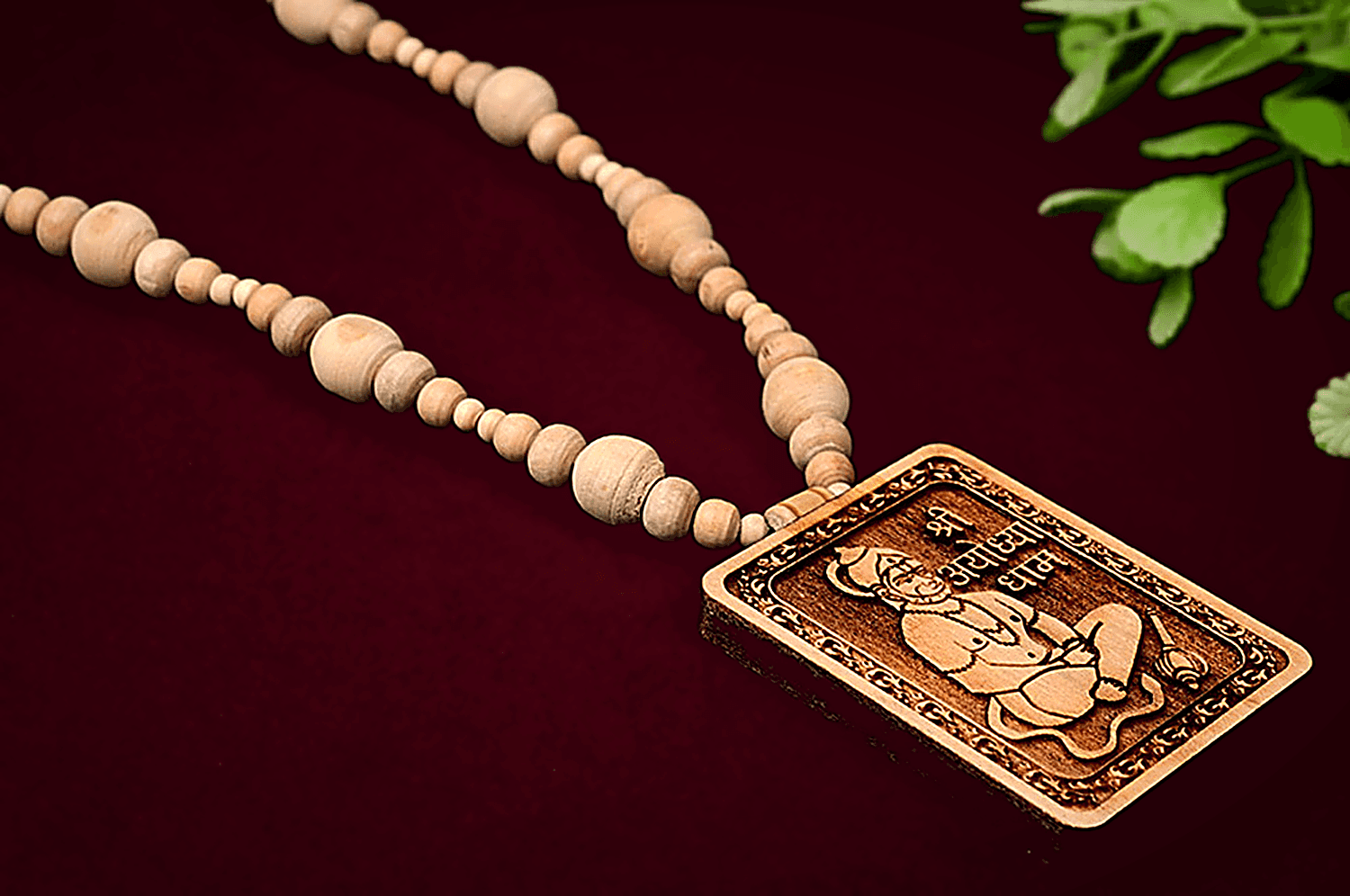 Triple Layer Tulsi Round Beads Kanthi Mala