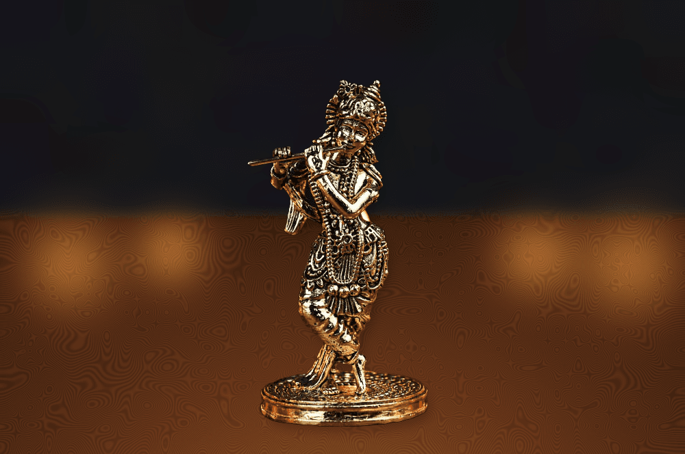 Bansuri Krishna Ashtadhatu Idol