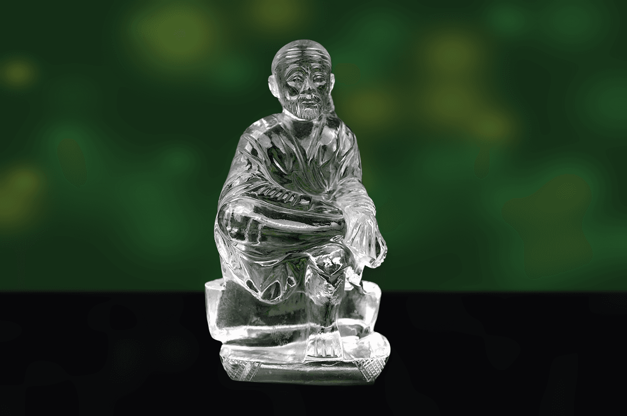 Sphatik Crystal Sai Baba - 356 gms